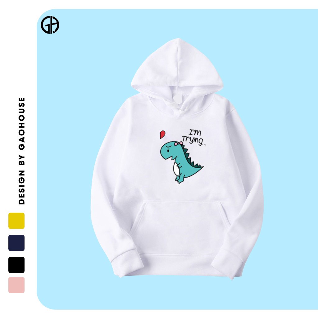 Áo Hoodie/Sweater Unisex Gạo House Khủng Long | BigBuy360 - bigbuy360.vn