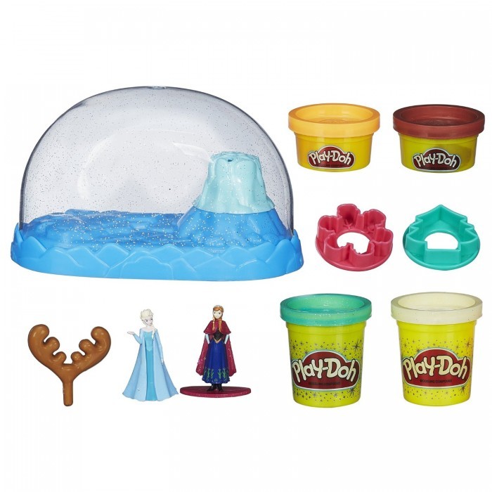 Bộ đất nặn Play Doh Frozen Sparkle Snow - KN 4194