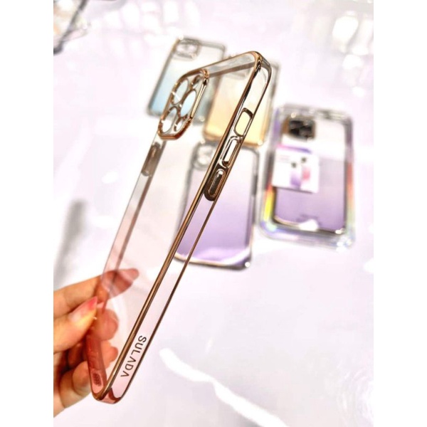 Ốp lưng dẻo Sulada đổi màu bảo vệ camera iPhone 13, 13 Pro, 13 Pro max, 12 Pro, 12 Pro max , 11 pro max
