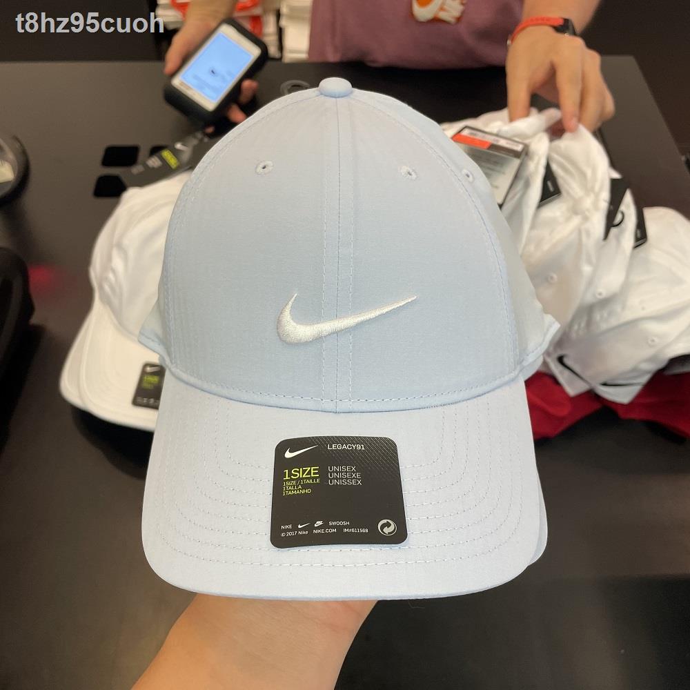 ㍿۩Nón lưỡi trai thể thao chơi gôn Nike chính hãng LEGACY 91 nam và nữ mũ cặp đôi BV1076
