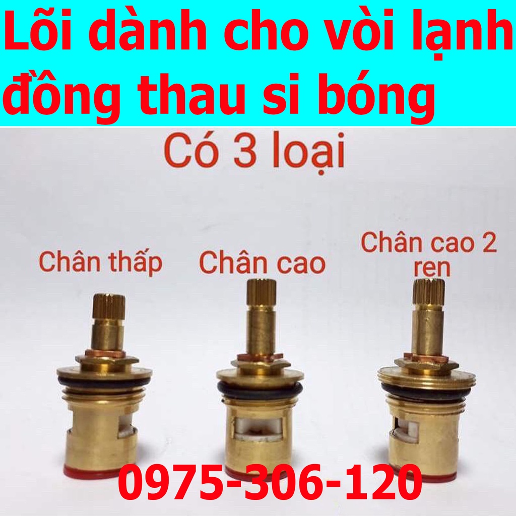 Ruột lõi vòi nước lạnh chất lượng cao, lõi van vòi chén, lõi vòi lavavo, khóa vòi nước