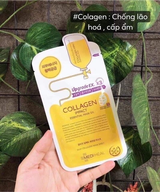 Mặt nạ Mediheal tràm trà (tea tree) collagen, nhau thai (placenta), N.M.F (cấp ẩm), vita (trắng da) - Chính hãng