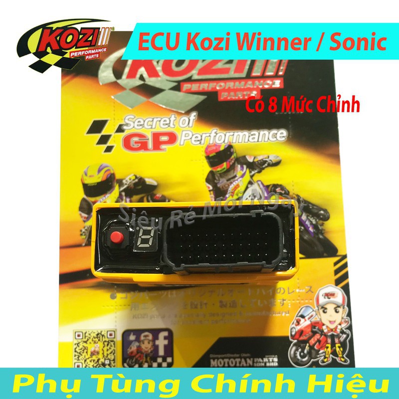 ECU Độ Mở Tua Honda Winner 150cc, Sonic Kozi Có 8 Map Tăng Chỉnh