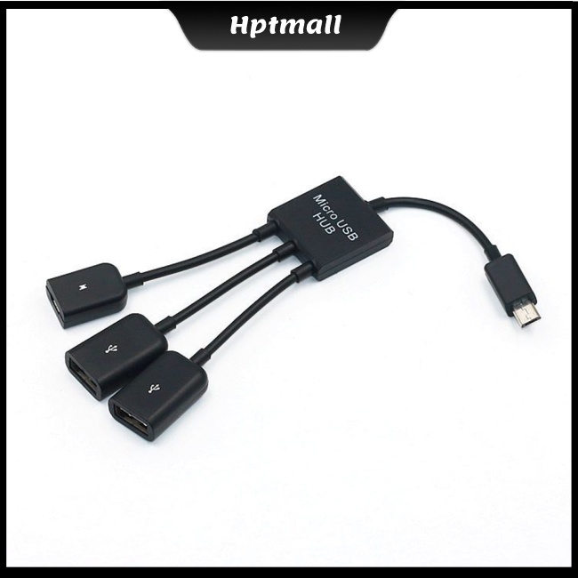 Cáp Chuyển Đổi 3 Trong 1 Cổng Micro USB OTG Cho Chuột Chơi Game