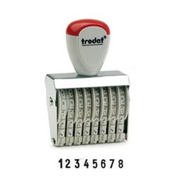 Dấu Đóng Số Xoay Tay Trodat 1548 cao 4mm 8 số Number Stamp