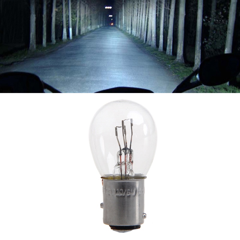 Đèn LED Tín Hiệu 1157 DC12V 10W Ánh Sáng Trắng Cho Đuôi Xe Hơi