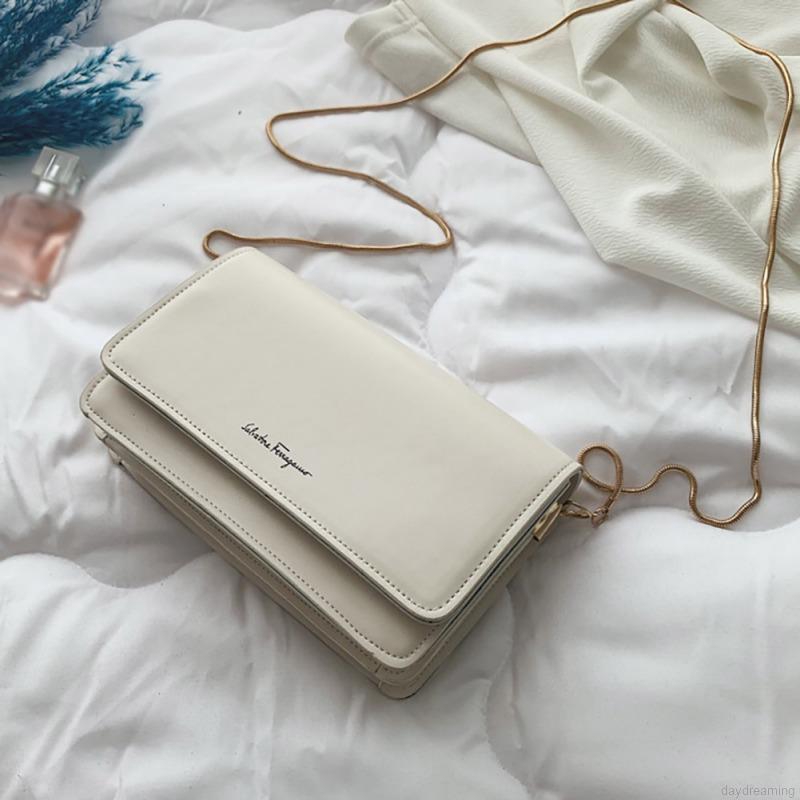 Túi da PU đeo chéo thời trang cho nữ