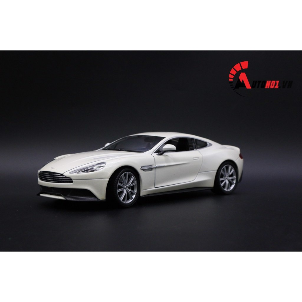 MÔ HÌNH XE ASTON MARTIN VANQUISH WHITE 1:24 WELLY 5837