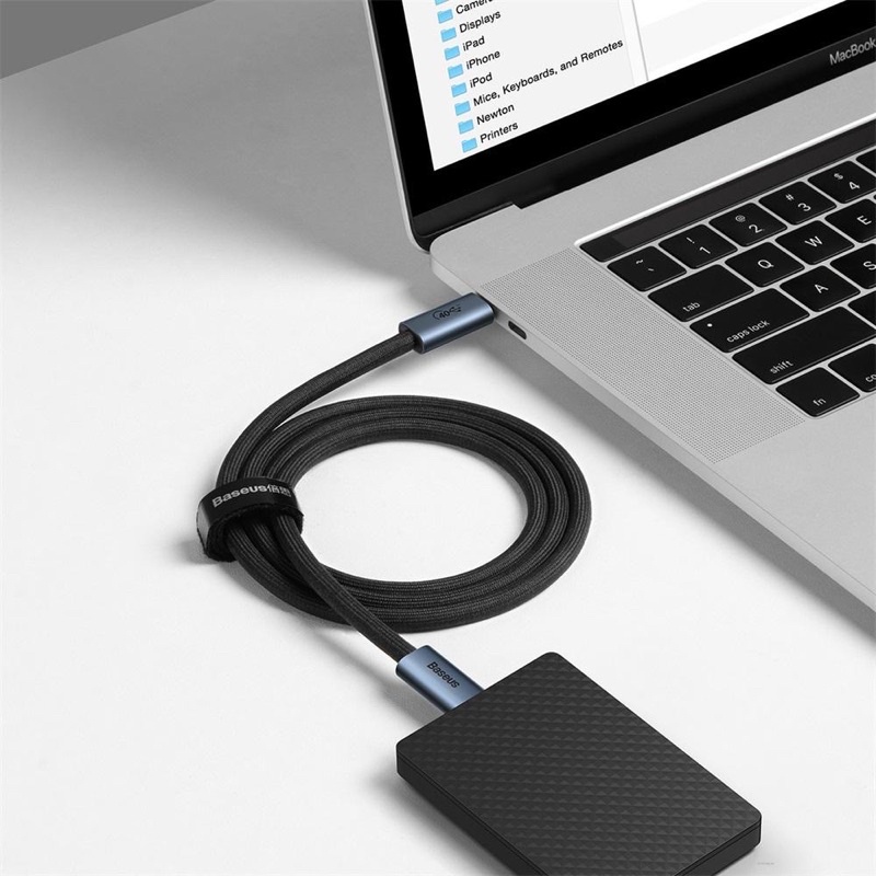 Cap Flash USB4 Cáp dữ liệu nổi bật đầy đủ Type-C đến Type-C 100W