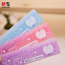 Thước kẻ M&G 15cm thước dành cho học sinh mẫu mới nhất 2021
