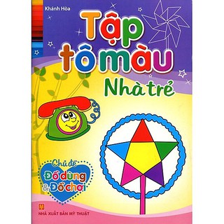 Sách Tô màu nhà trẻ (túi 8 cuốn)
