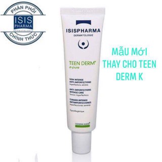 TEENDERM ALPHA PURE 30ML KEM BÔI MỤN THẾ HỆ MỚI