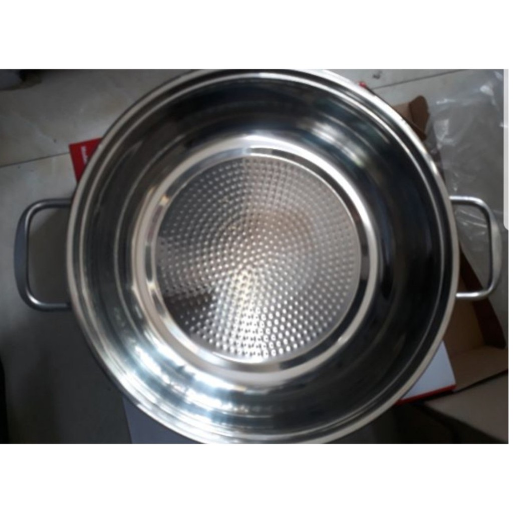 Nồi lẩu Inox 3 đáy size 26cm