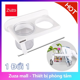 [ CÓ GIÁ TREO MÁY SẤY TÓC ] Kệ để đồ phòng tắm KD2, treo máy sấy tóc, giá để kem đánh răng, giá treo khăn mặt zuza mall