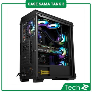 Vỏ Case SAMA Tank 3 Tempered Glass (Mid Tower/Màu Đen)