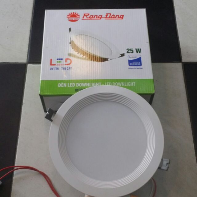 Đèn âm trần D155-25w rạng đông