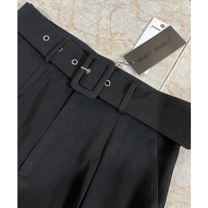 Quần Tây Baggy Vero Moda Xuất Xịn Sang Xịn Đen Size M