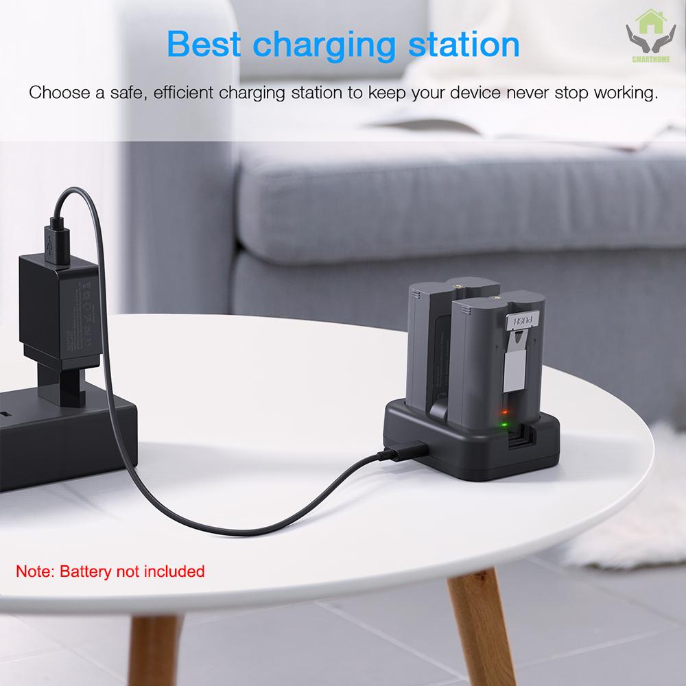 Charging Station Doorbell Charger Double Plug Charger with Power Adapter for Ring Video Doorbell 2/Ring Spotlight Cam Battery/Ring Spotlight Cam Solar/All-new Ring Stick UP Cam Battery Stable Output