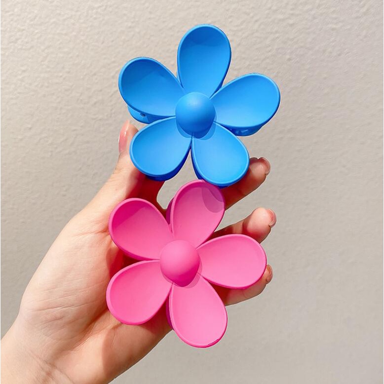 Kẹp Tóc Hình Nơ Màu Hồng Dễ Thương Phong Cách Hàn Quốc