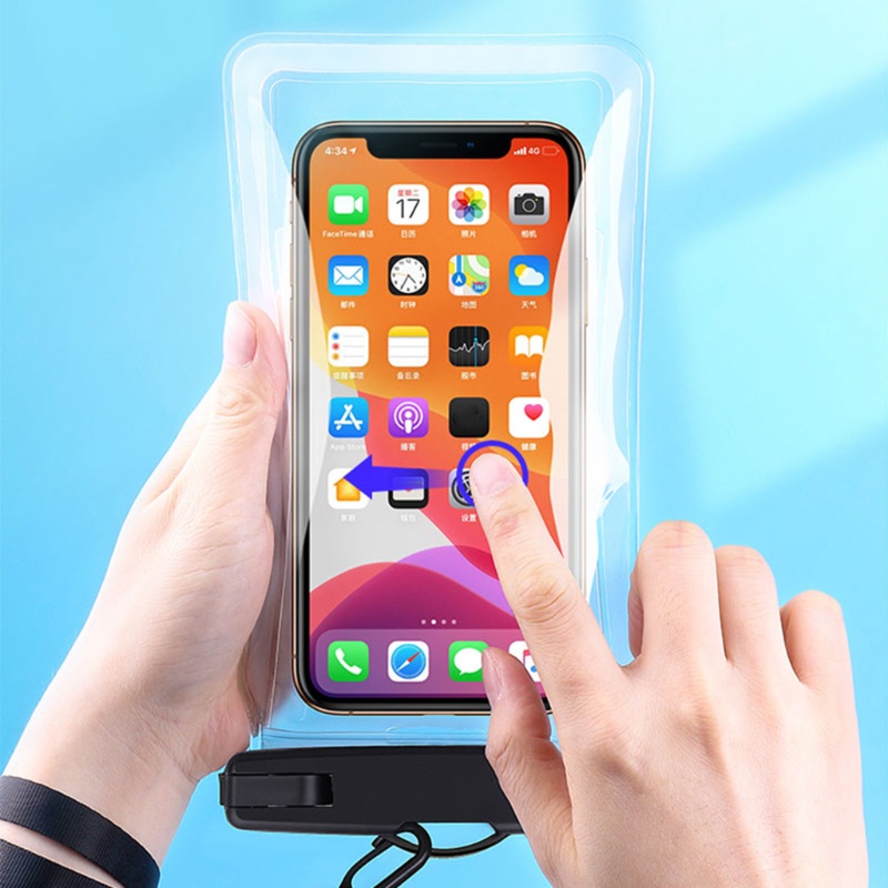 Túi Đựng Điện Thoại Khô Nhanh Chống Nước Màu Xanh Lá / Đen