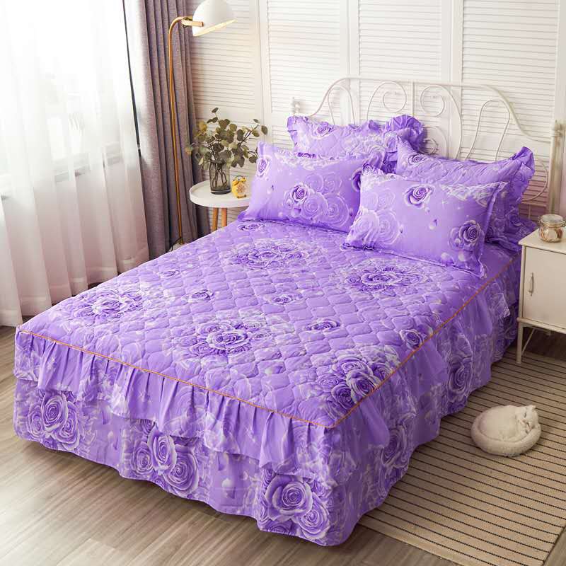 Ga gối cotton trần bông, ga cotton bèo phủ hai lớp mềm mịn đủ kích thước