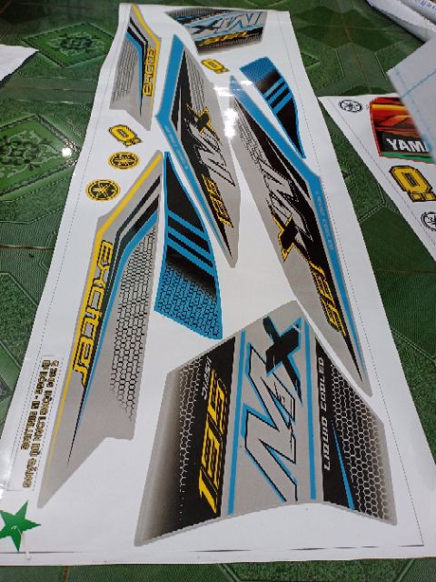 Tem rời ex 135 mx xanh bạc