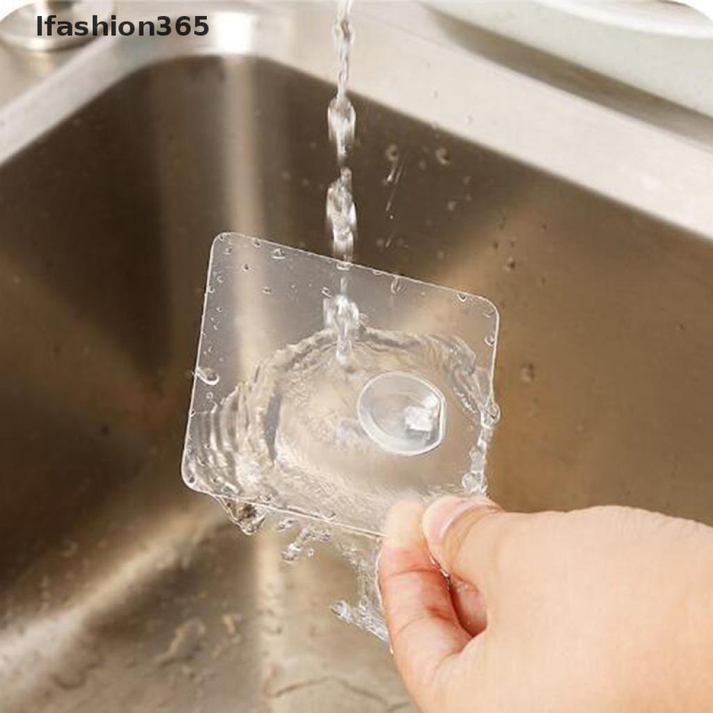 1 Móc Treo Đồ Dán Tường Trong Suốt Có Giác Hút Chắc Chắn 365