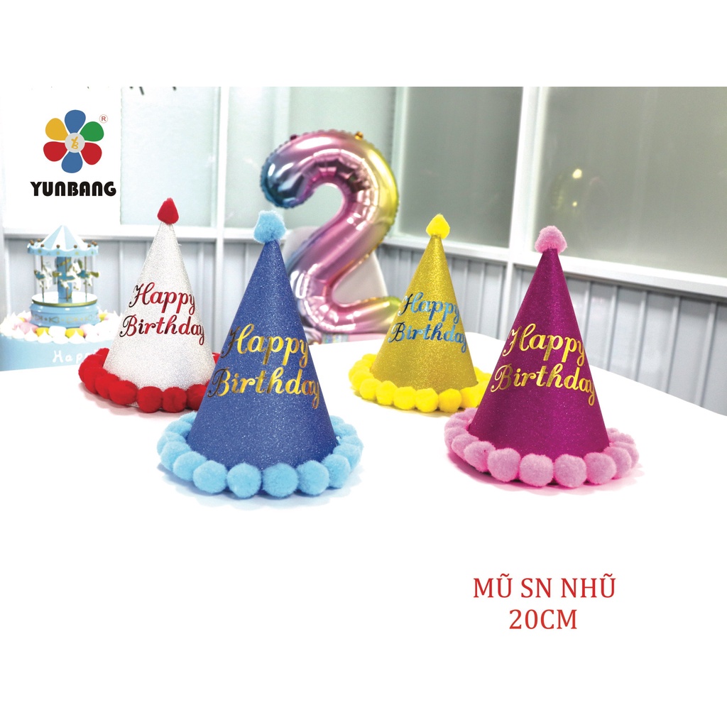 Nón chủ tiệc sinh nhật cho bé