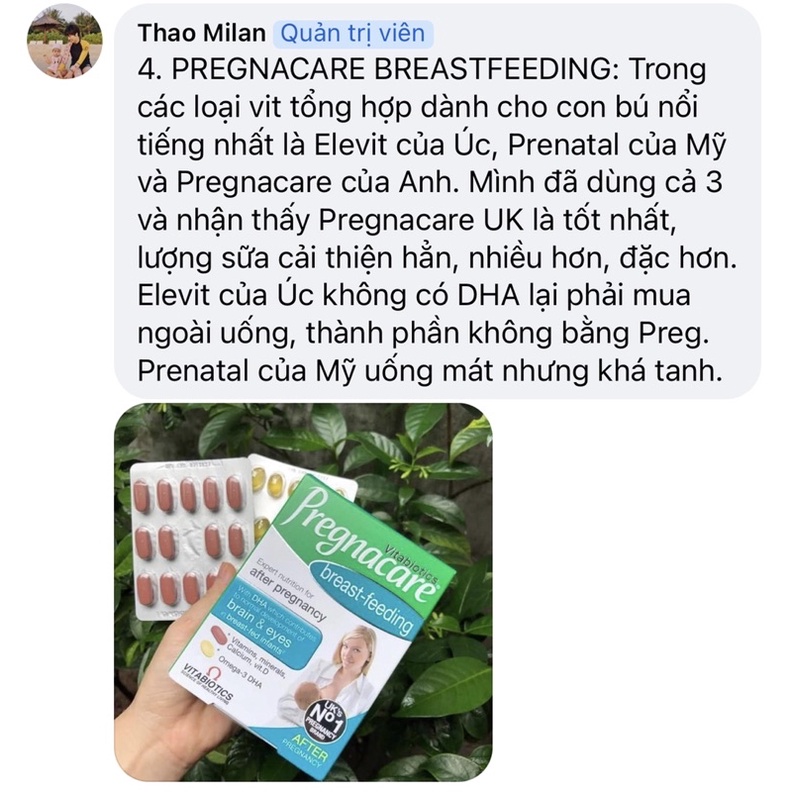 Vitamin Pregnancare PREGNACARE BREASTFEEDING