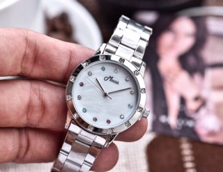 Đồng Hồ Nữ Mwatch Nạm Đá 