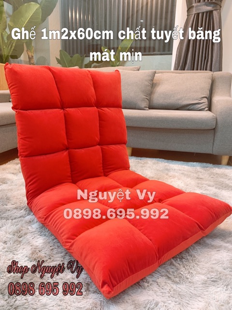 Ghế bệt loại siêu to 1m2x 60cm chất vải tuyết băng cực mát | BigBuy360 - bigbuy360.vn