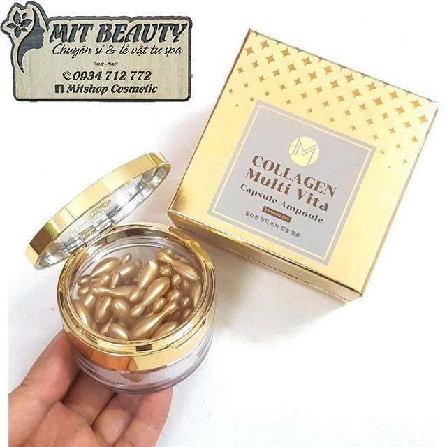 Viên Tinh Chất Dưỡng Trắng Vitamin, Collagen Tổng Hợp AMMUD Nhật Bản 12 28 38 viên