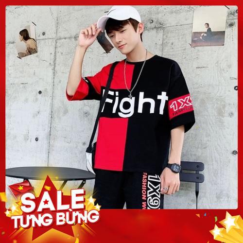 Bộ quần áo hè nam fight phối thân cực chất Có size - Hàng nhập khẩu