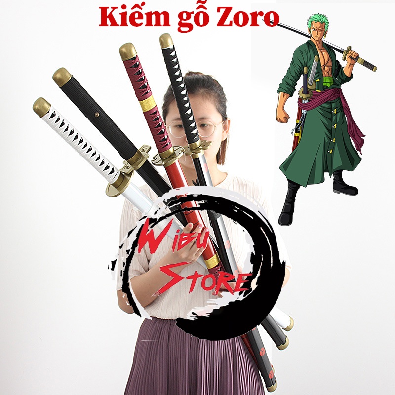 Cosplay nhân vật Zoro trong OP, thanh Shusui, Nidai, Sandai, Wado, Yubashiri, Enma, Ame