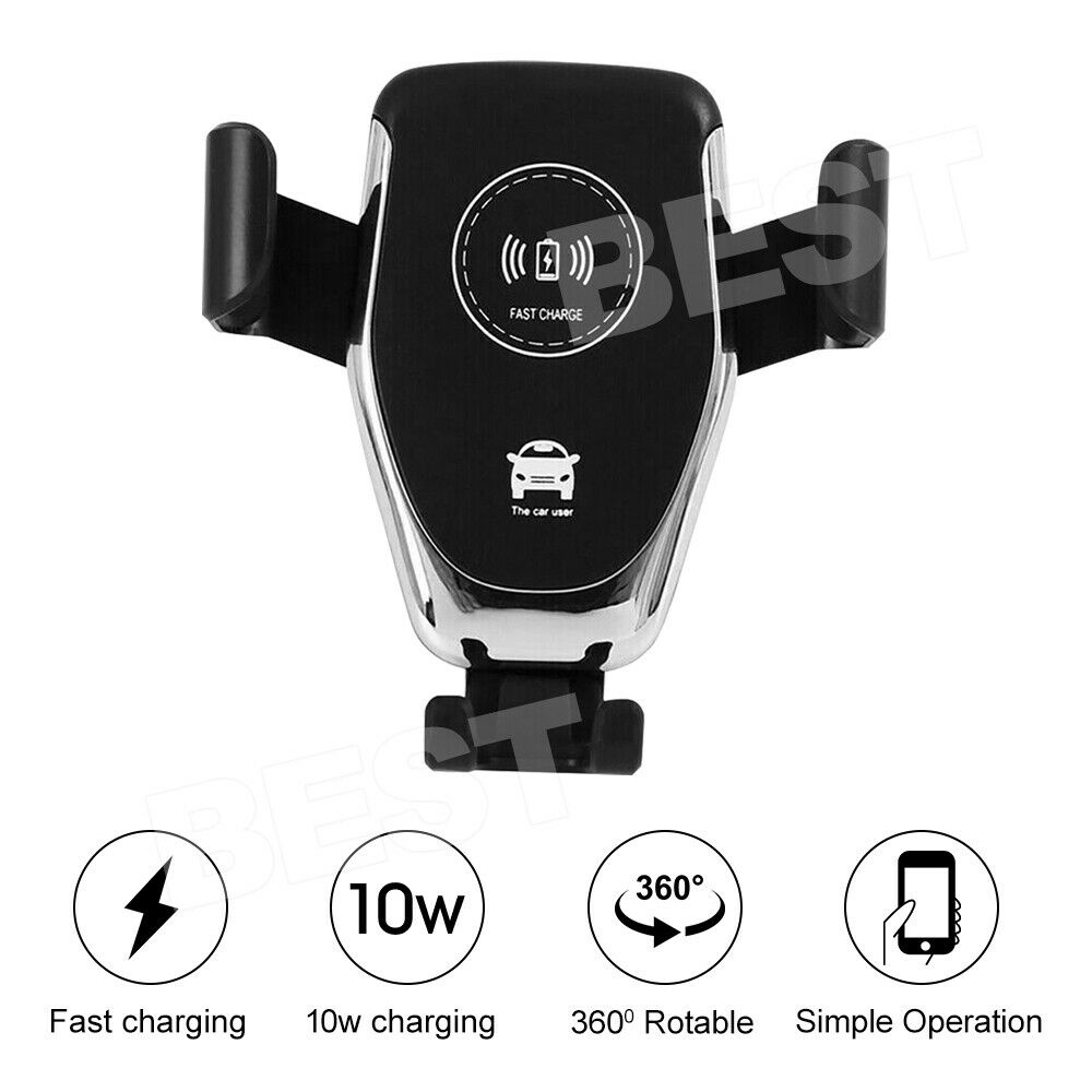 Đế sạc nhanh không dây 10W cho điện thoại Android trên ô tô | BigBuy360 - bigbuy360.vn