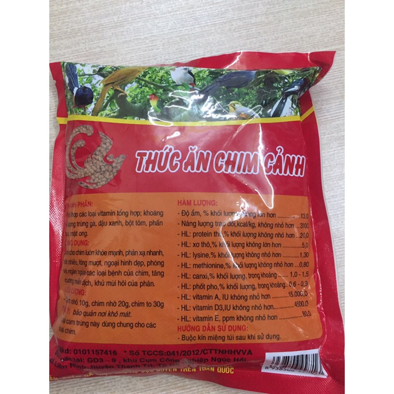 CÁM TRỨNG VƯƠNG VIỆT ANH VVA DÀNH CHO MỌI LOẠI CHIM 500g GIÁ RẺ NHẤT SHOPEE