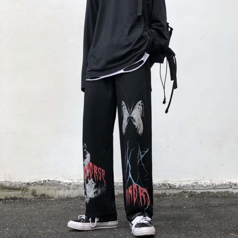 Quần dài ống suông họa tiết độc đáo cá tính | BigBuy360 - bigbuy360.vn