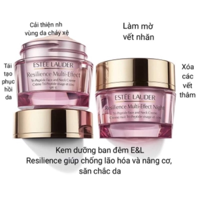 Kem Dưỡng Nâng Cơ Da Mặt Và Cổ Estee Lauder Resilience Multi-Effect Night 15ML