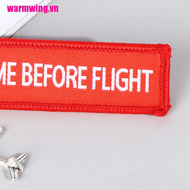 [Wivn] Set Móc Khóa Bằng Kim Loại An Toàn Hình Máy Bay kiss before flight crew drive