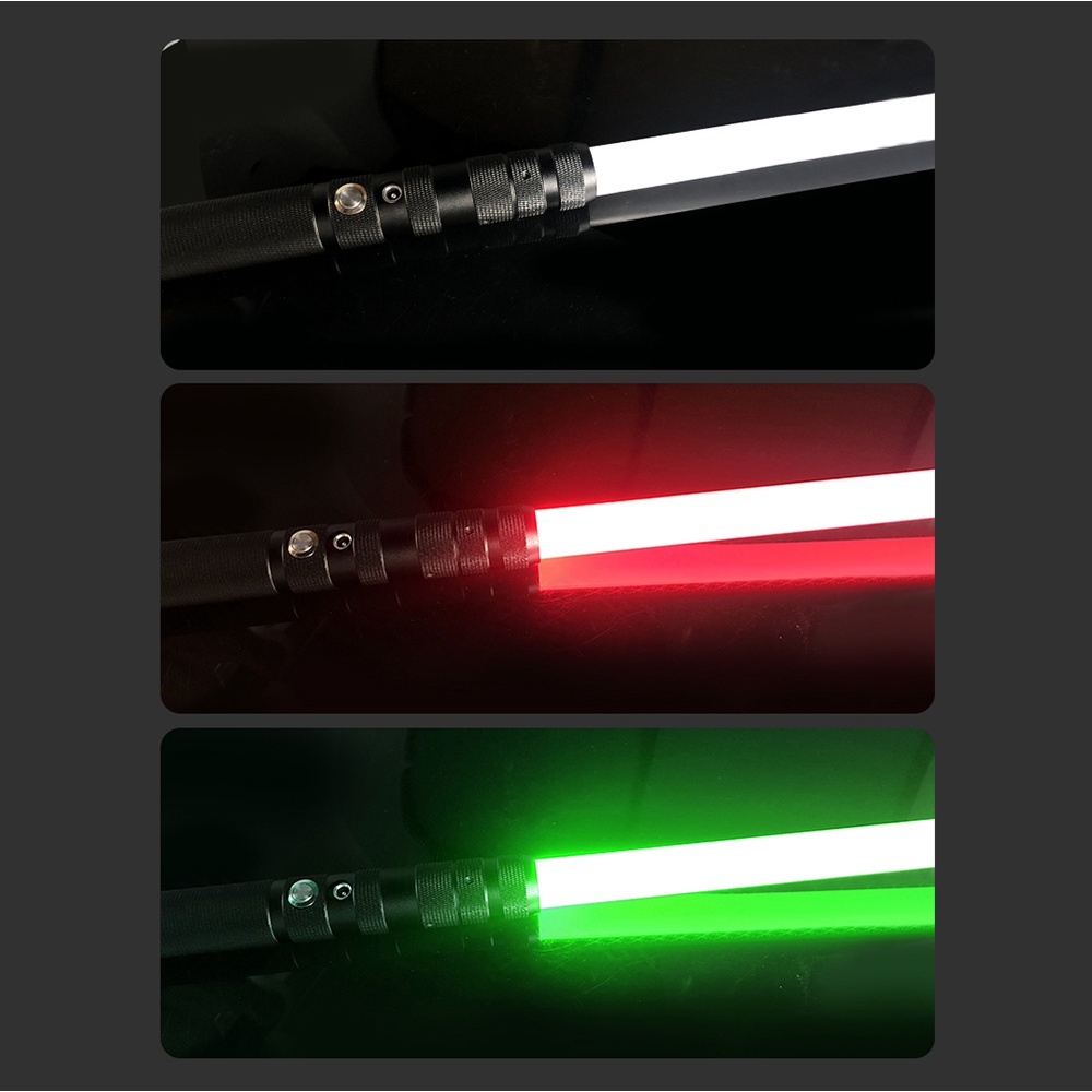 TIKTOK Star Wars RGB lightsaber 7 màu kim loại lightsaber LED flash stick đổi màu lightsaber sinh nhật quà tặng tốt nghiệp