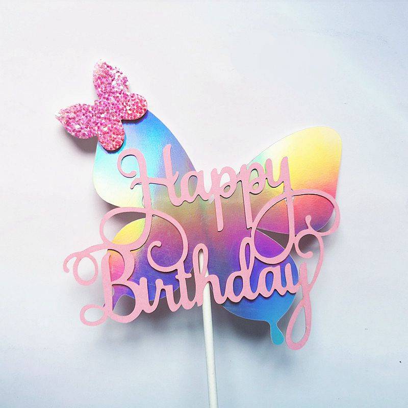 Phụ kiện cắm trang trí bánh kem thiết kế xinh xắn đáng yêu