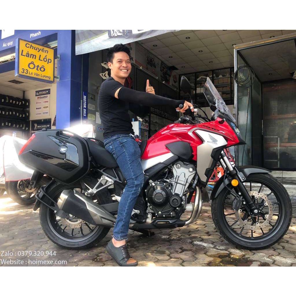 Cặp Thùng Hông CB500X Givi Sport + Bộ Khung Givi