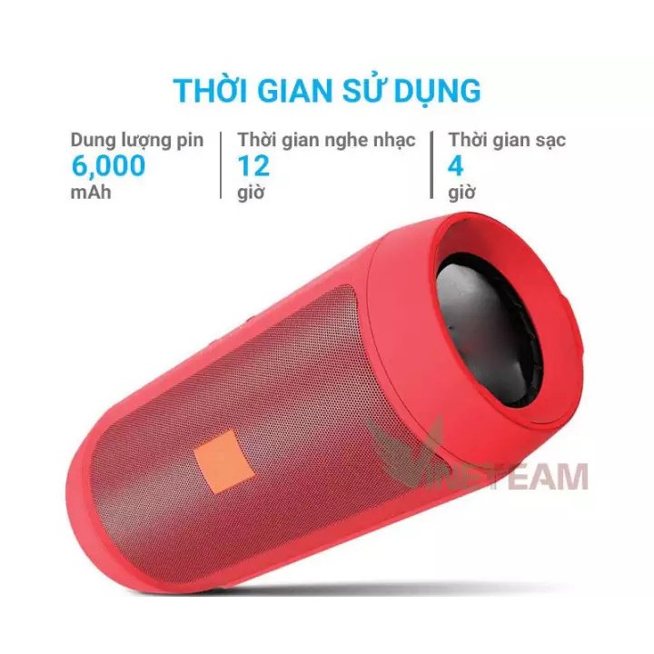 Loa bluetooth kiêm dự phòng 2021 🚚 FREE SHIP 🚚 Loa blutooth charge mni 2 Plus chống nước bass cực đỉnh