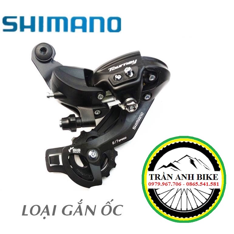 Củ cùi đề sau xe đạp SHIMANO TOURNEY RD-TY300 6-7-8 Speed - Hàng chính Hãng