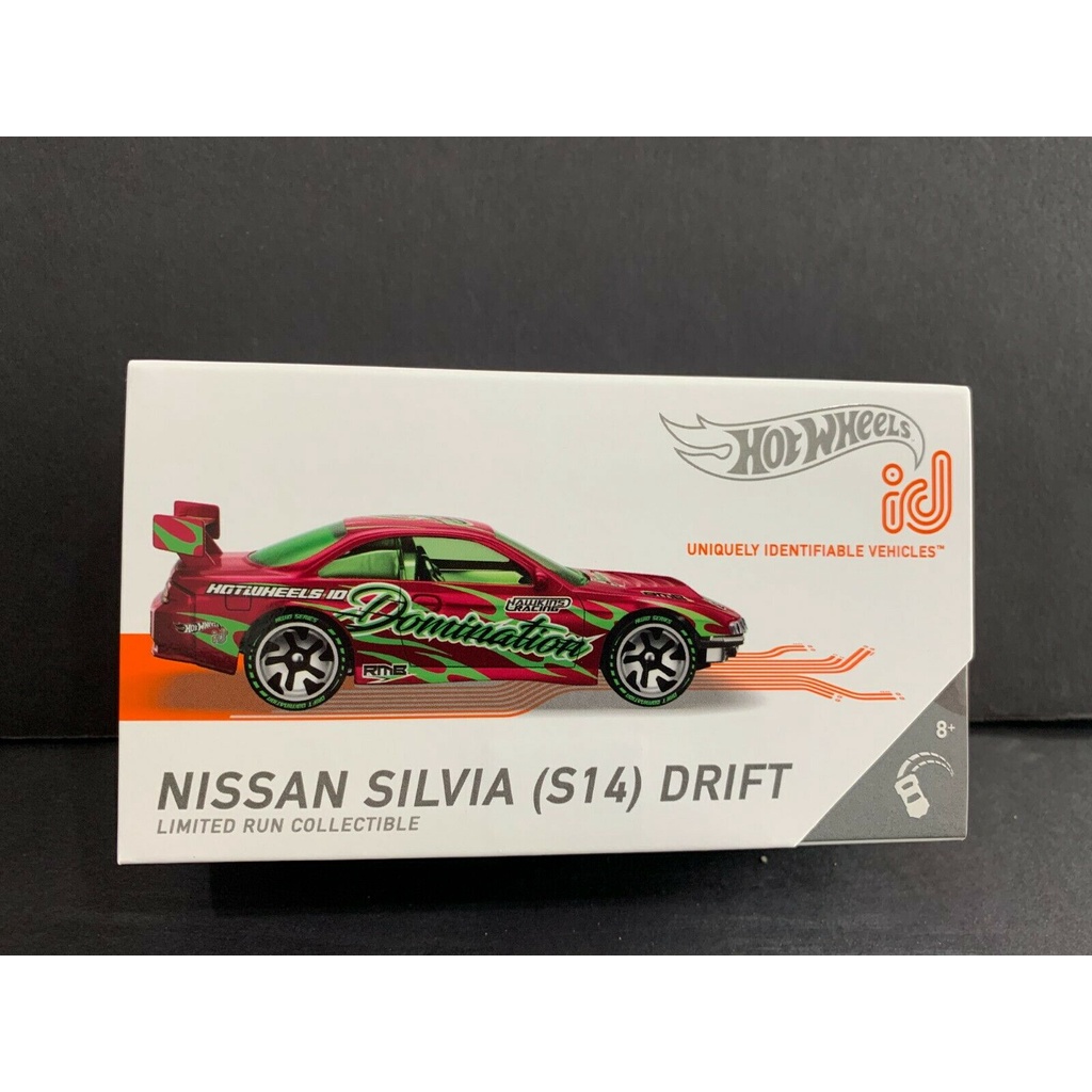 (ID 2021) Xe mô hình Hot Wheels 1/64 Hot Wheels ID Car Nissan Silvia (S14) Drift (new)