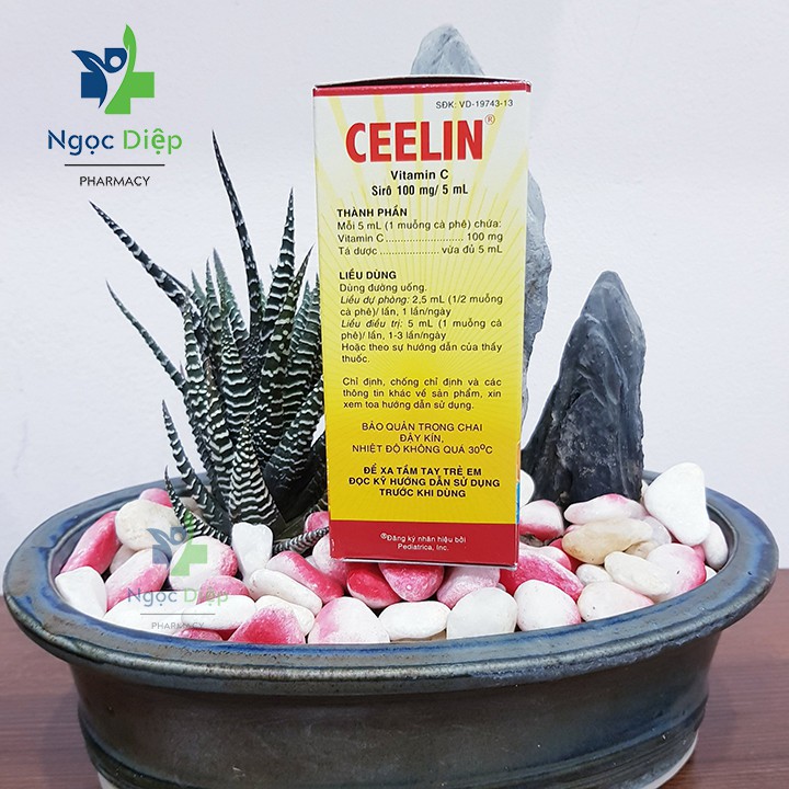 Ceelin Siro Vitamin C (120ml) tăng sức đề kháng với nhiễm khuẩn