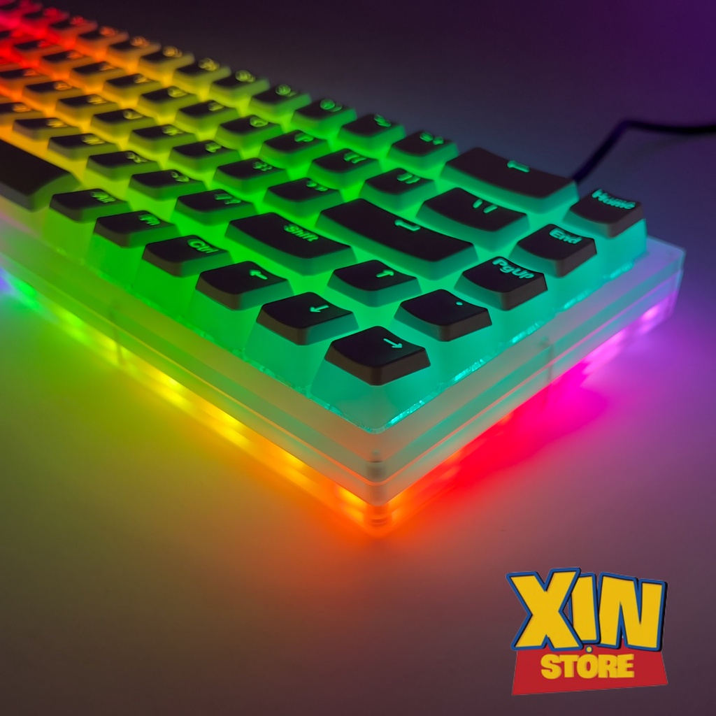 KIT BÀN PHÍM C68 LED RGB ĐÈN NGỦ GIÁ RẺ