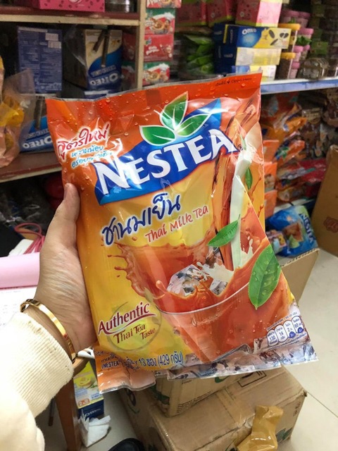 1 BỊCH 13 GÓI TRÀ SỮA NESTEA THÁI LAN