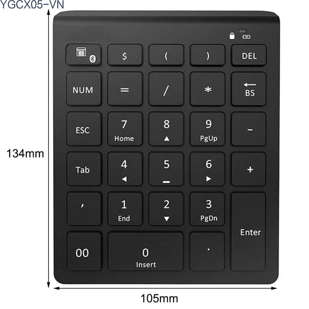 Bàn Phím Số 28 Phím Kết Nối Bluetooth Không Dây | BigBuy360 - bigbuy360.vn