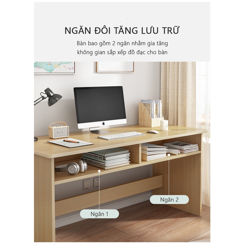 Bàn làm việc GAPI thông minh có ngăn để đồ  - GP179